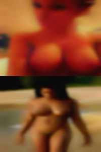 Tired woman looking of the damn for sex game.